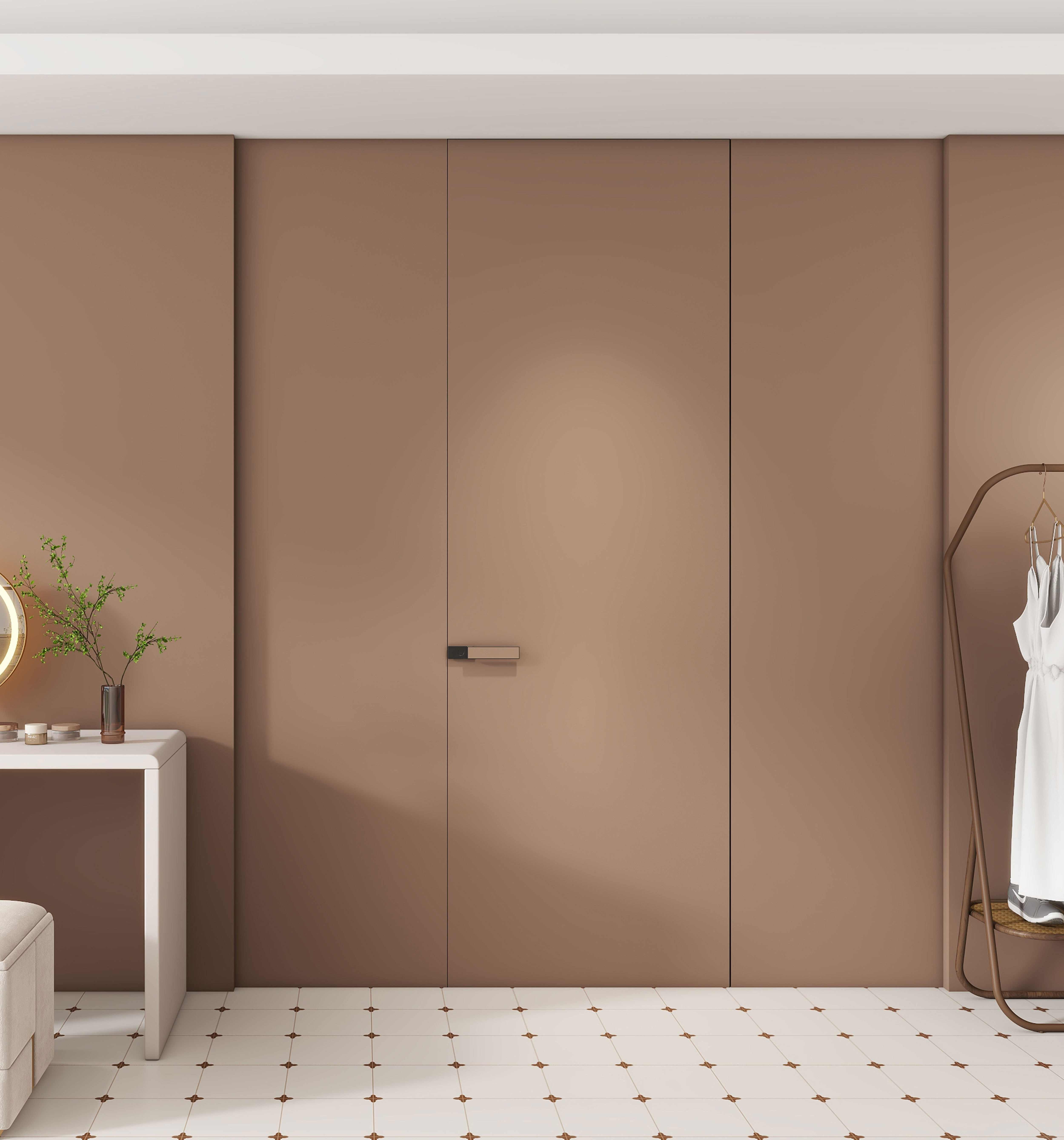 绒麻缟羽卡其QH1002